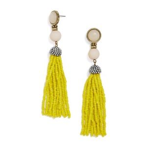 BAUBLEBAR ARTEMIS TASSEL EARRINGS-YELLOW